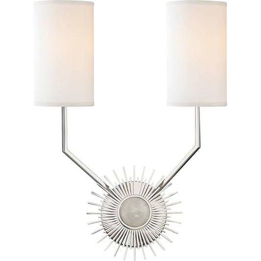 Borland Wall Sconce by Hudson Valley. Made from steel in a transitional style.