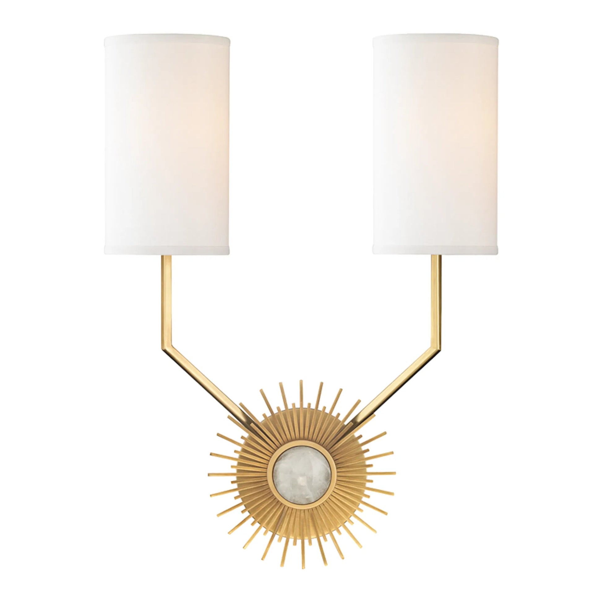 Borland Wall Sconce by Hudson Valley. Made from steel in a transitional style.