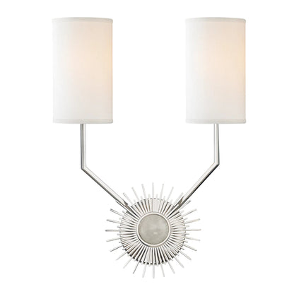 Borland Wall Sconce by Hudson Valley. Made from steel in a transitional style.