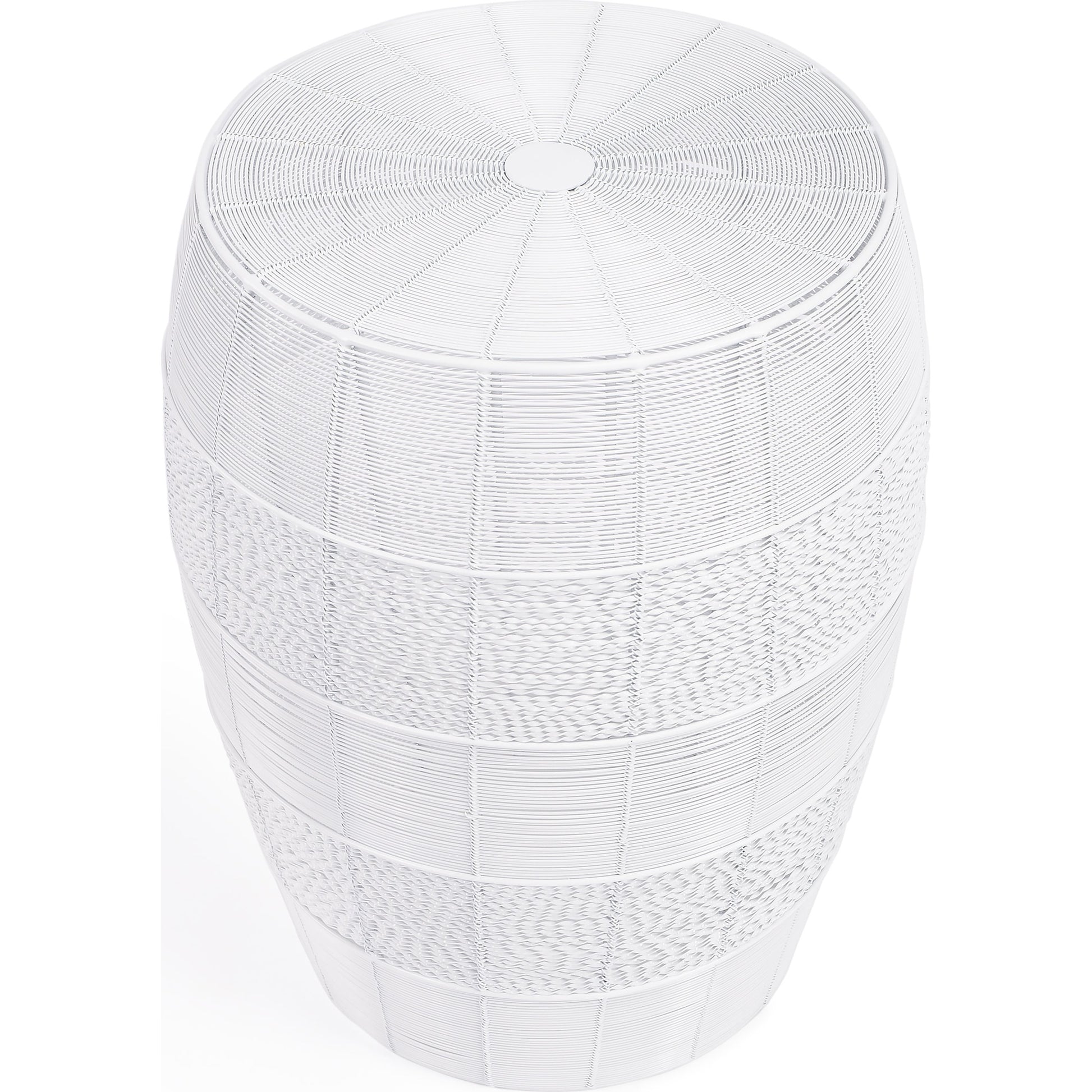 Bellarose End Table by Butler Specialty Company in metalworks. Made from iron in a coastal style.