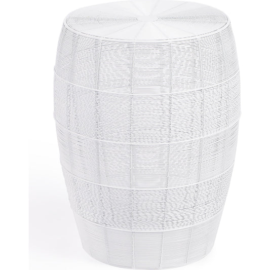 Bellarose End Table by Butler Specialty Company in metalworks. Made from iron in a coastal style.