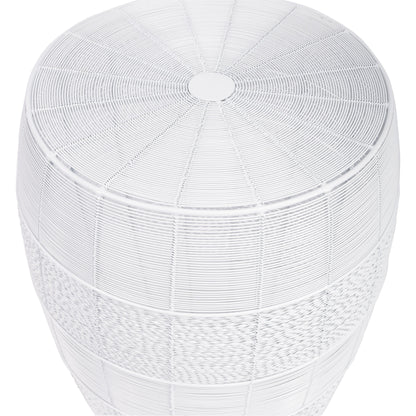 Bellarose End Table by Butler Specialty Company in metalworks. Made from iron in a coastal style.