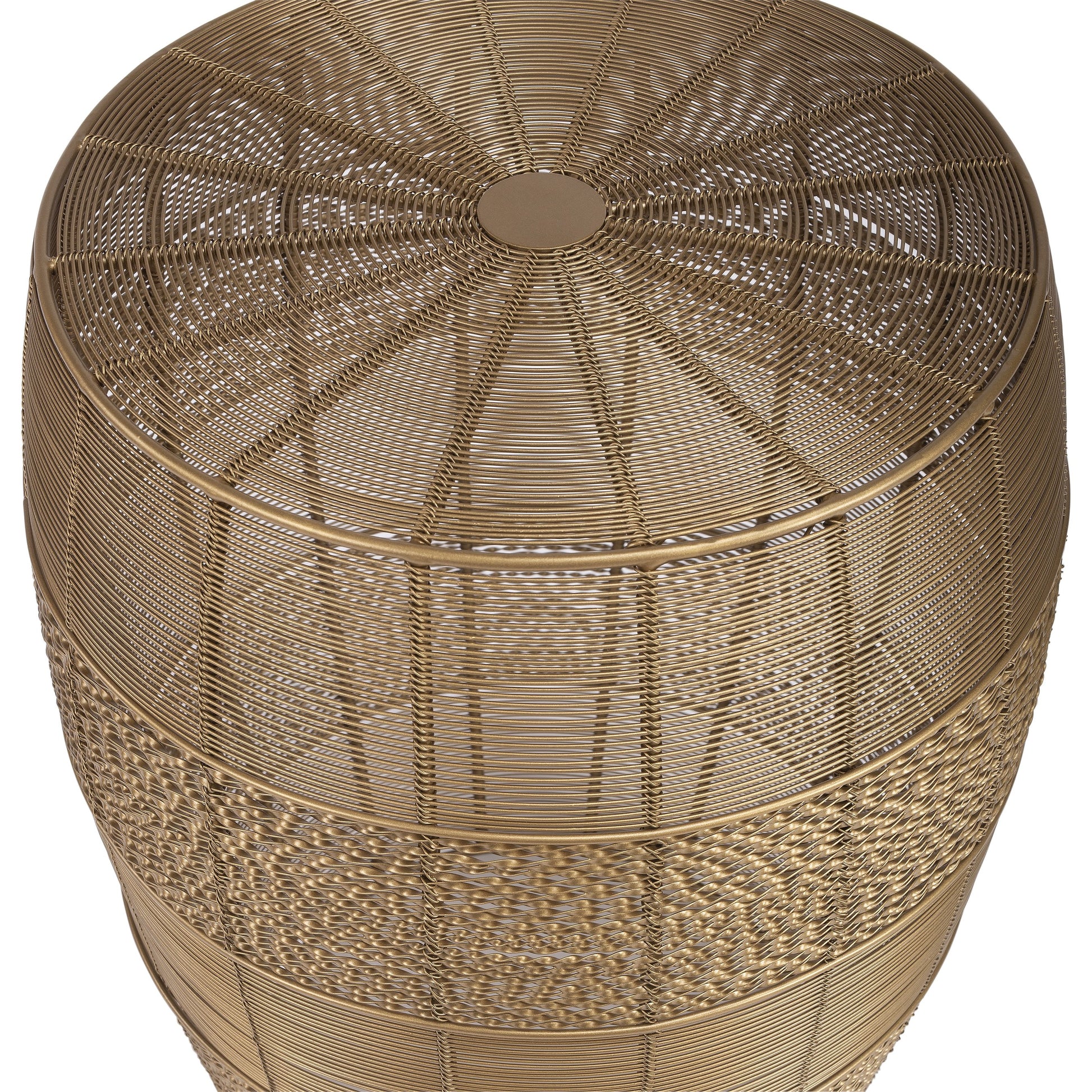 Bellarose End Table by Butler Specialty Company in metalworks. Made from iron in a coastal style.