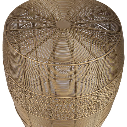 Bellarose End Table by Butler Specialty Company in metalworks. Made from iron in a coastal style.