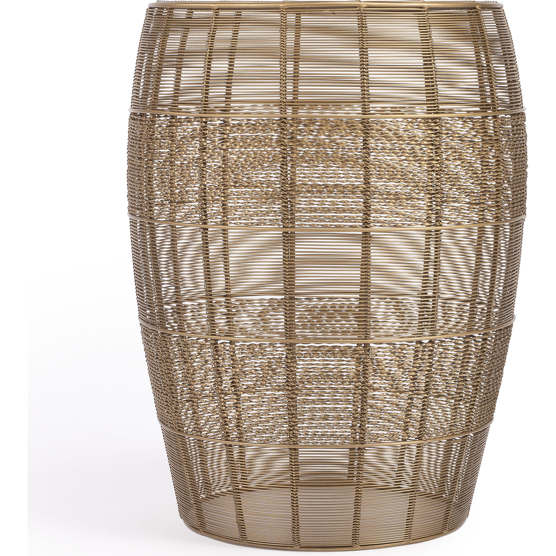 Bellarose End Table by Butler Specialty Company in metalworks. Made from iron in a coastal style.