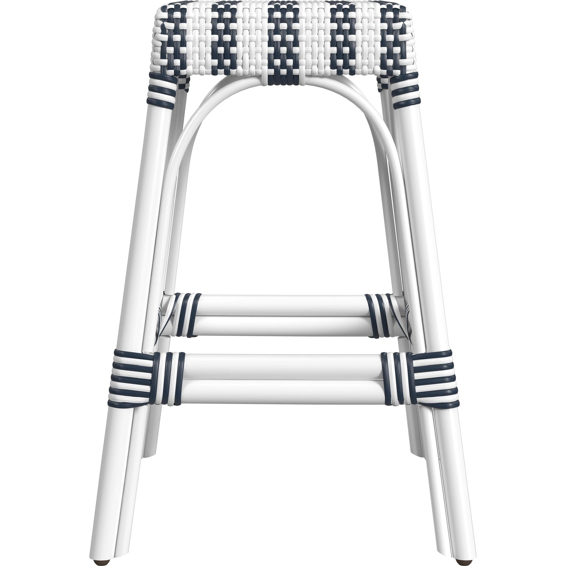 Robias Counter Stool by Butler Specialty Company. Made from rattan, polyurethane synthetic rattan in a coastal style.