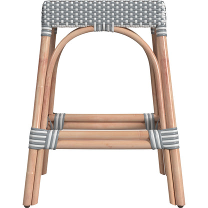 Robias Counter Stool by Butler Specialty Company. Made from rattan, polyurethane synthetic rattan in a coastal style.