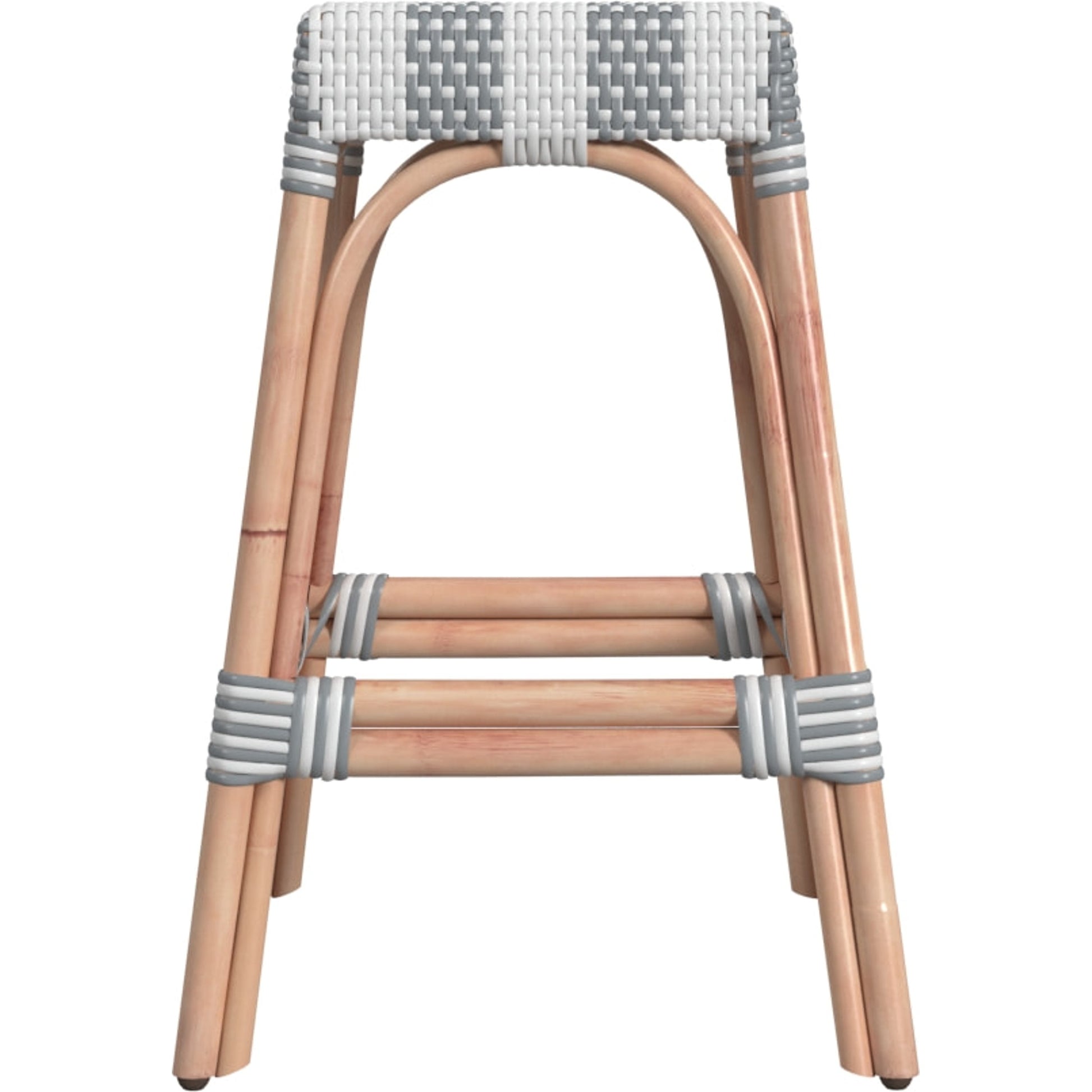 Robias Counter Stool by Butler Specialty Company. Made from rattan, polyurethane synthetic rattan in a coastal style.