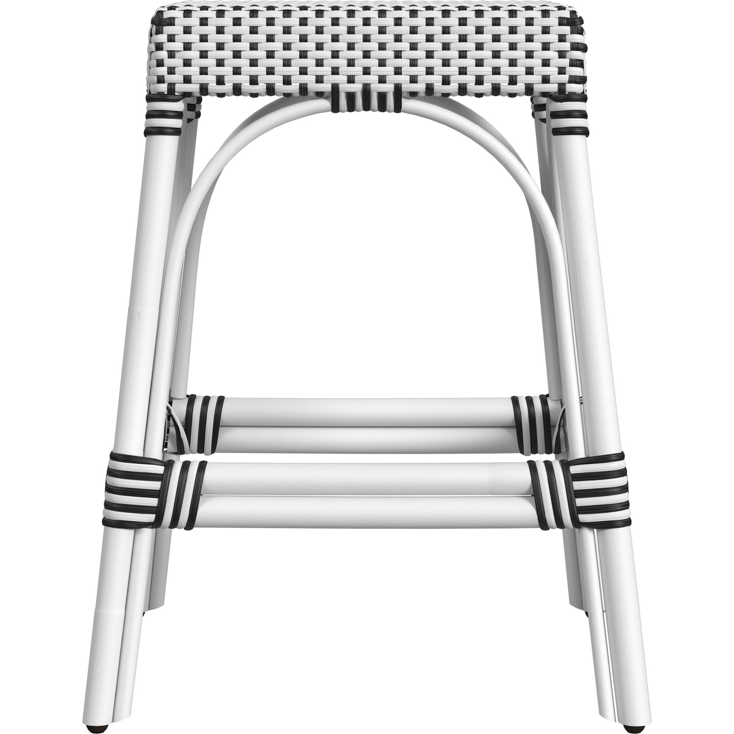056 SI-2022012 | Additional Silo | Robias Counter Stool by Butler Specialty Company. Made from rattan, polyurethane synthetic rattan in a coastal style.