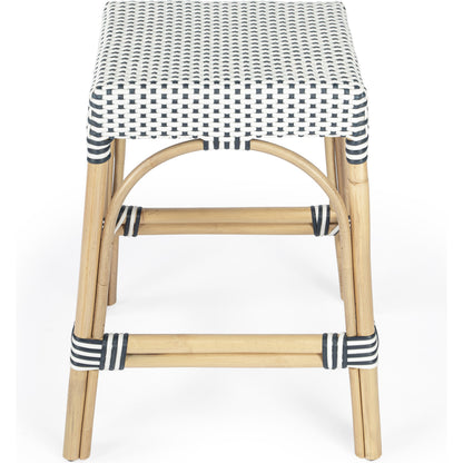 Robias Counter Stool by Butler Specialty Company. Made from rattan, polyurethane synthetic rattan in a coastal style.
