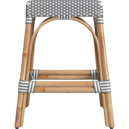 Robias Counter Stool by Butler Specialty Company. Made from rattan, polyurethane synthetic rattan in a coastal style.