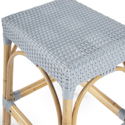 Robias Counter Stool by Butler Specialty Company. Made from rattan, polyurethane synthetic rattan in a coastal style.