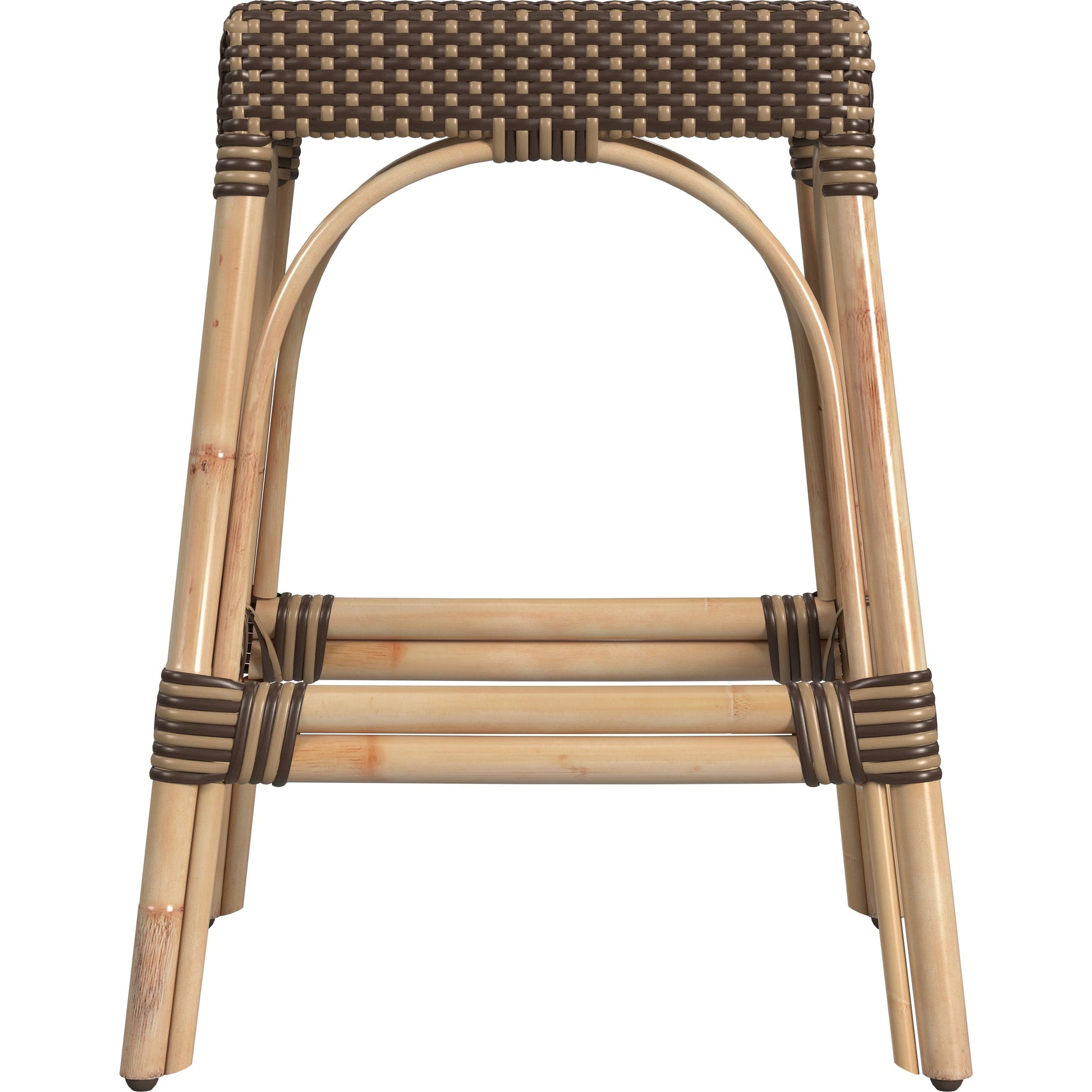 Robias Counter Stool by Butler Specialty Company. Made from rattan, polyurethane synthetic rattan in a coastal style.