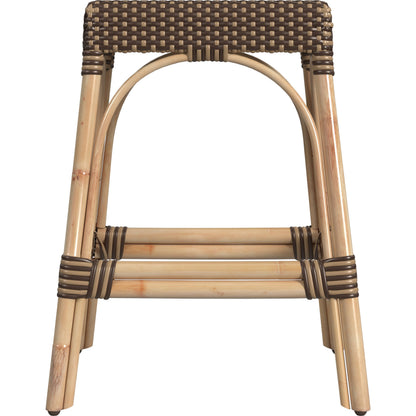 Robias Counter Stool by Butler Specialty Company. Made from rattan, polyurethane synthetic rattan in a coastal style.