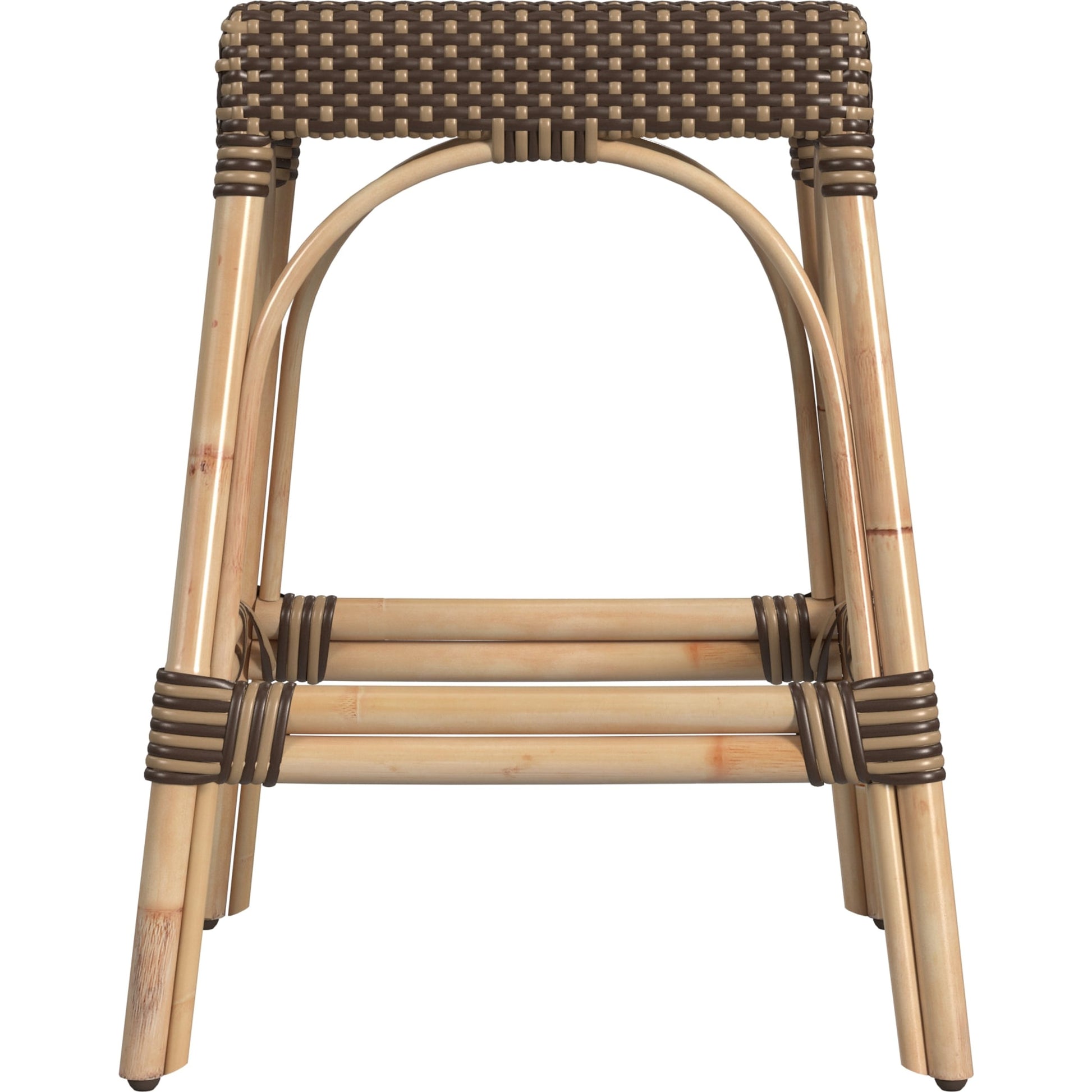 Robias Counter Stool by Butler Specialty Company. Made from rattan, polyurethane synthetic rattan in a coastal style.