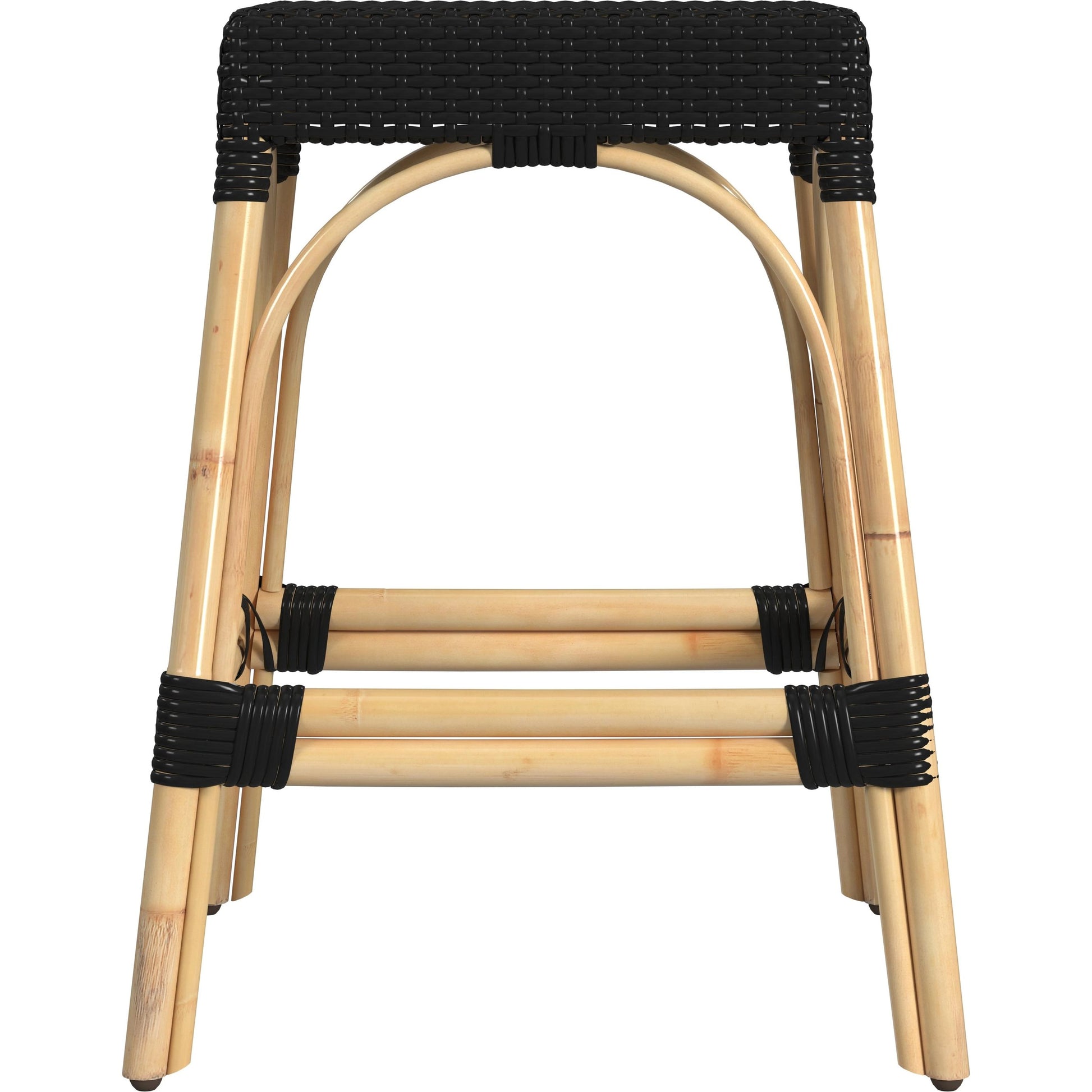 Robias Counter Stool by Butler Specialty Company. Made from rattan, polyurethane synthetic rattan in a coastal style.