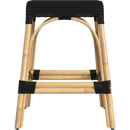 Robias Counter Stool by Butler Specialty Company. Made from rattan, polyurethane synthetic rattan in a coastal style.