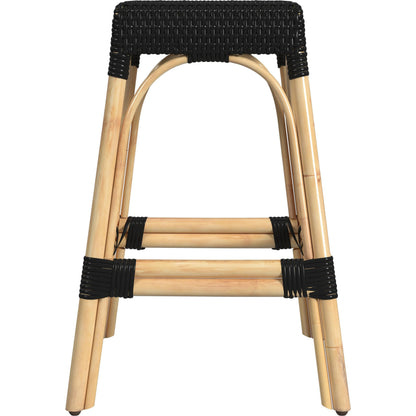 Robias Counter Stool by Butler Specialty Company. Made from rattan, polyurethane synthetic rattan in a coastal style.