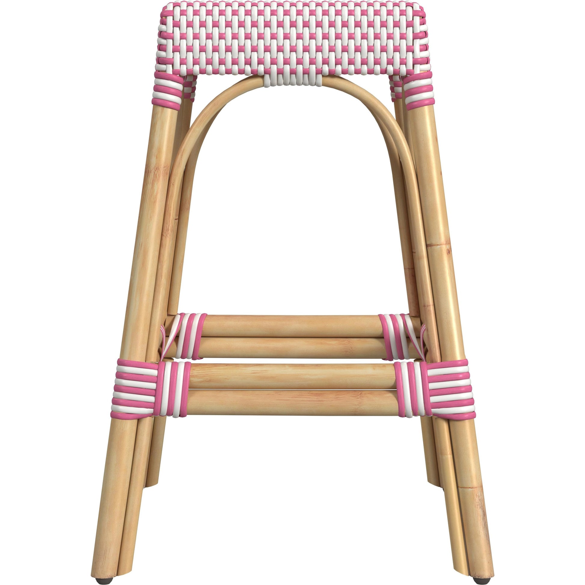 Robias Counter Stool by Butler Specialty Company. Made from rattan, polyurethane synthetic rattan in a coastal style.
