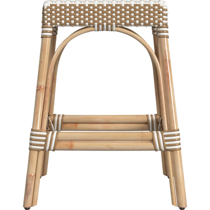 Robias Counter Stool by Butler Specialty Company. Made from rattan, polyurethane synthetic rattan in a coastal style.