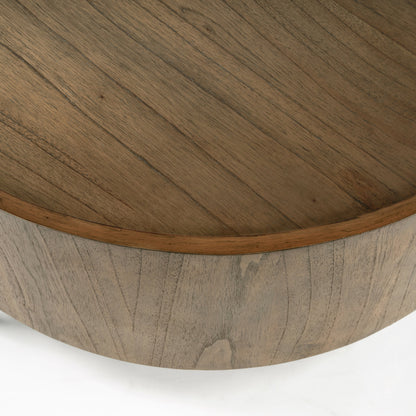 Tori Coffee Table by Butler Specialty Company in mindi and sandy shore. Made from mdf, mindi veneer, mahogany wood, metal legs in a modern style.