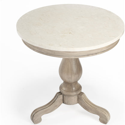 Danielle Accent Table by Butler Specialty Company. Made from marble, mahogany wood, plywood in a cottage & farmhouse style.