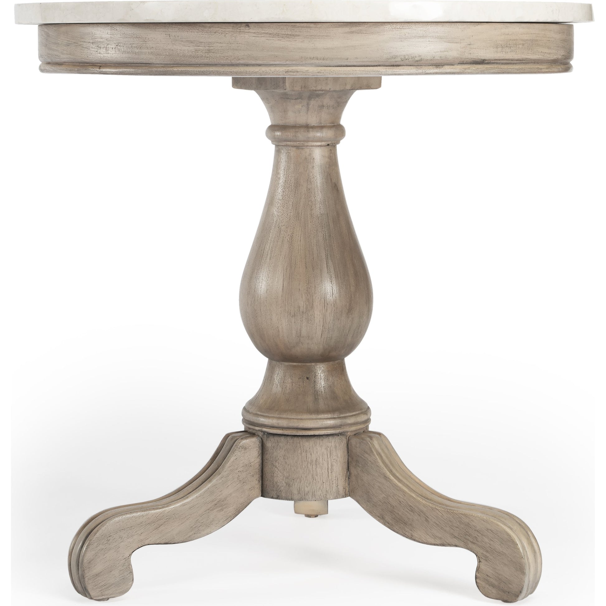 Danielle Accent Table by Butler Specialty Company. Made from marble, mahogany wood, plywood in a cottage & farmhouse style.