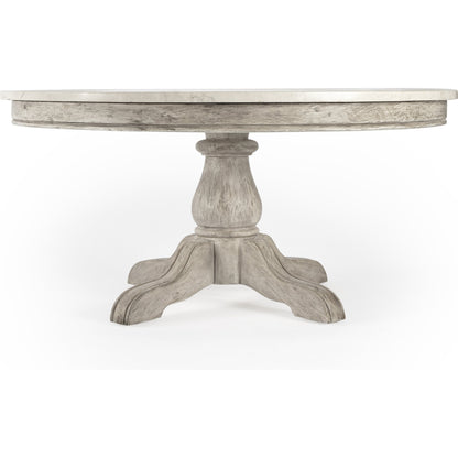 Danielle Round Coffee Table by Butler Specialty Company. Made from marble, mahogany wood, plywood in a cottage & farmhouse style.
