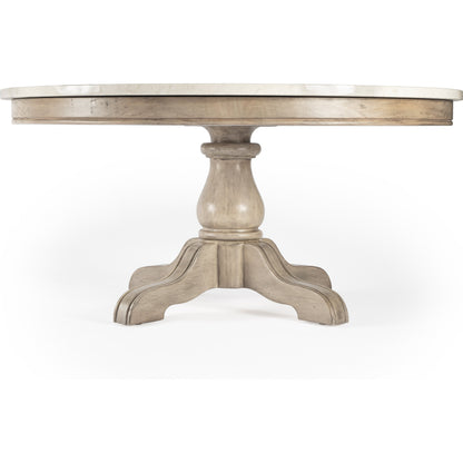 Danielle Round Coffee Table by Butler Specialty Company. Made from marble, mahogany wood, plywood in a cottage & farmhouse style.