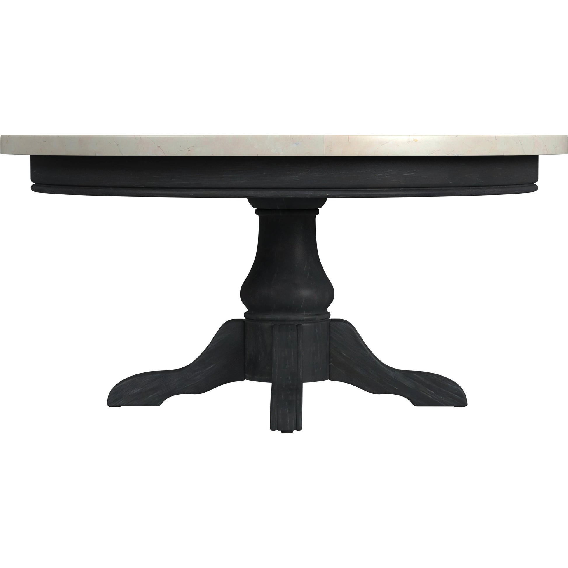 Danielle Round Coffee Table by Butler Specialty Company. Made from marble, mahogany wood, plywood in a cottage & farmhouse style.