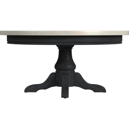 Danielle Round Coffee Table by Butler Specialty Company. Made from marble, mahogany wood, plywood in a cottage & farmhouse style.