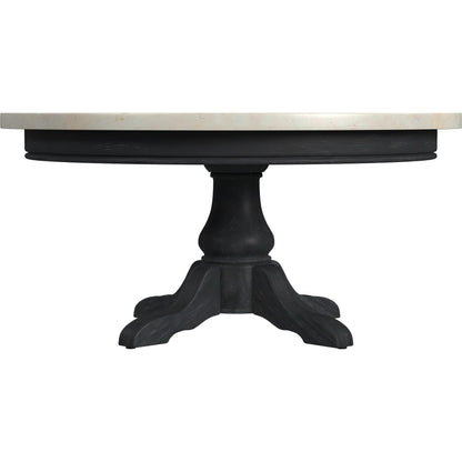 Danielle Round Coffee Table by Butler Specialty Company. Made from marble, mahogany wood, plywood in a cottage & farmhouse style.