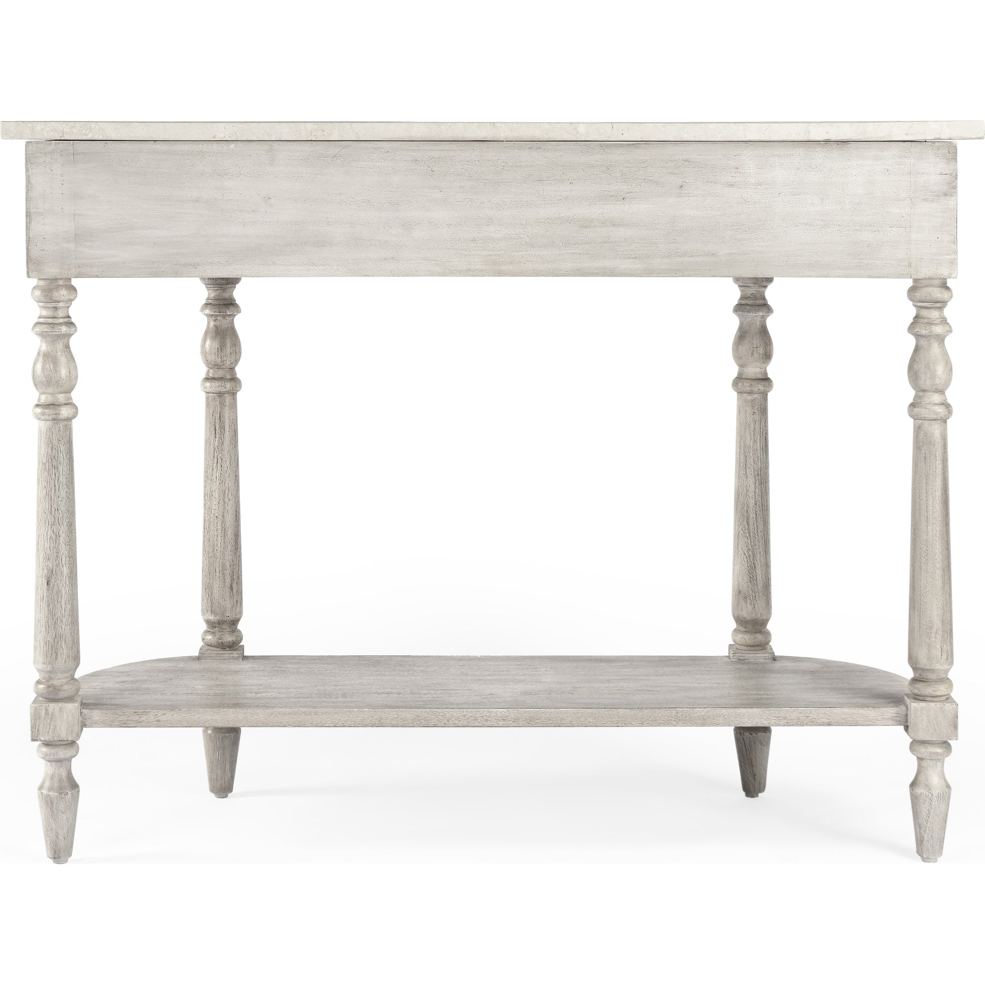 Danielle Console Table by Butler Specialty Company. Made from marble, mahogany wood mdf, mahogany veneer, plywood in a cottage & farmhouse style.