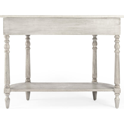 Danielle Console Table by Butler Specialty Company. Made from marble, mahogany wood mdf, mahogany veneer, plywood in a cottage & farmhouse style.