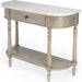 Danielle Console Table by Butler Specialty Company. Made from marble, mahogany wood mdf, mahogany veneer, plywood in a cottage & farmhouse style.