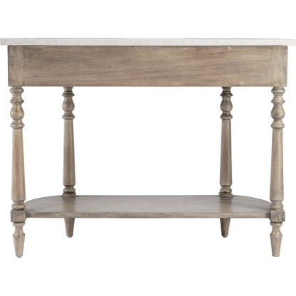 Danielle Console Table by Butler Specialty Company. Made from marble, mahogany wood mdf, mahogany veneer, plywood in a cottage & farmhouse style.