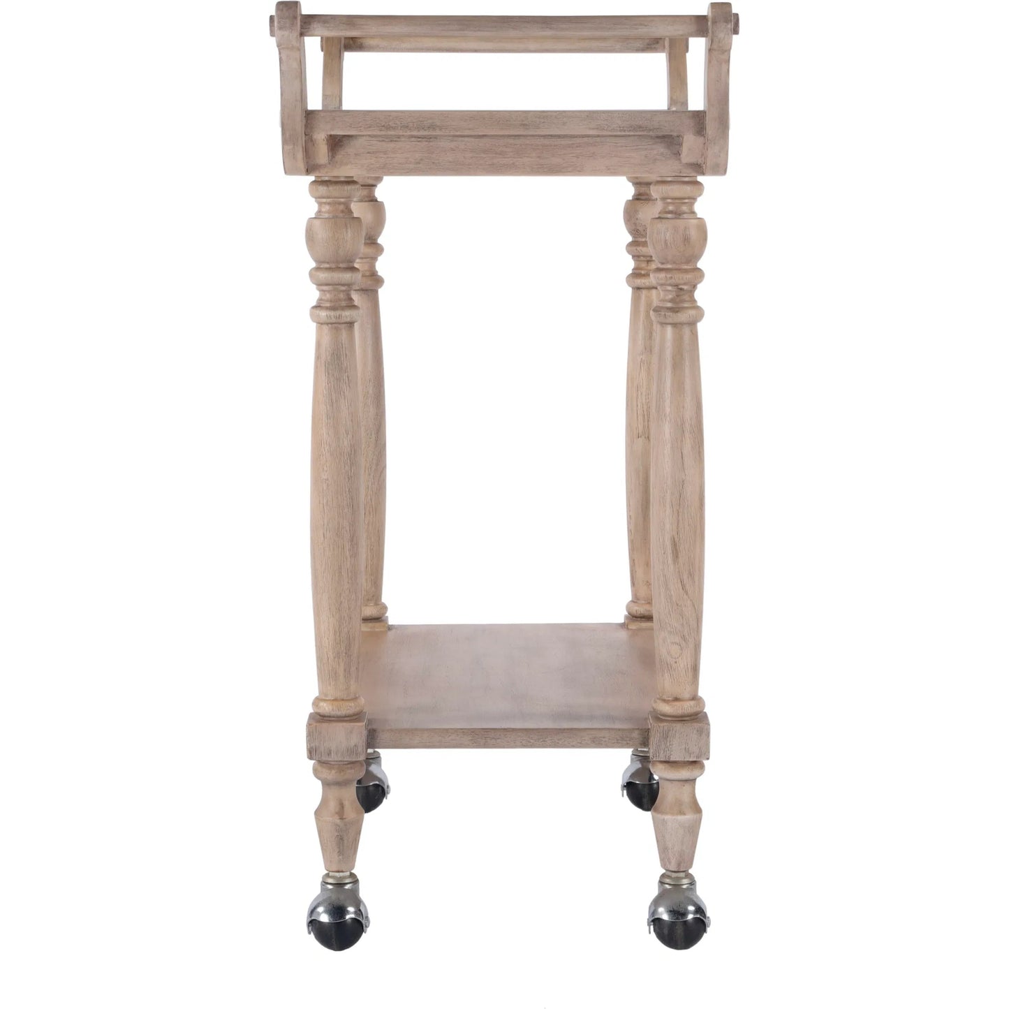 004 SI-2324889 | Additional Silo | Danielle 2 Tier Bar Cart by Butler Specialty Company in sandalwood beige. Made from marble, mahogany, mdf, mahogany veneer, plywood in a traditional style.