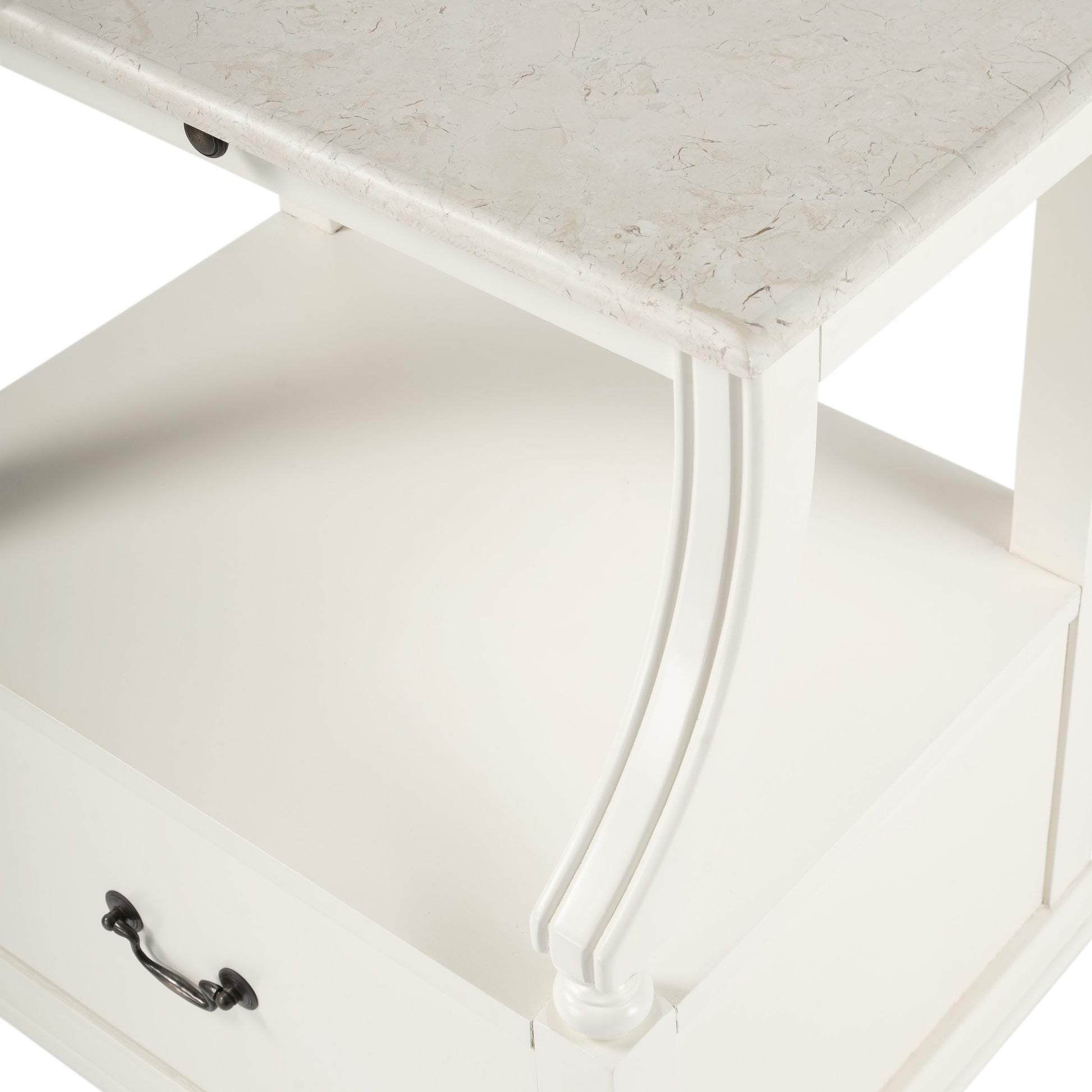 Danielle Nightstand by Butler Specialty Company. Made from marble, mahogany wood, mdf, mahogany veneer in a traditional style.