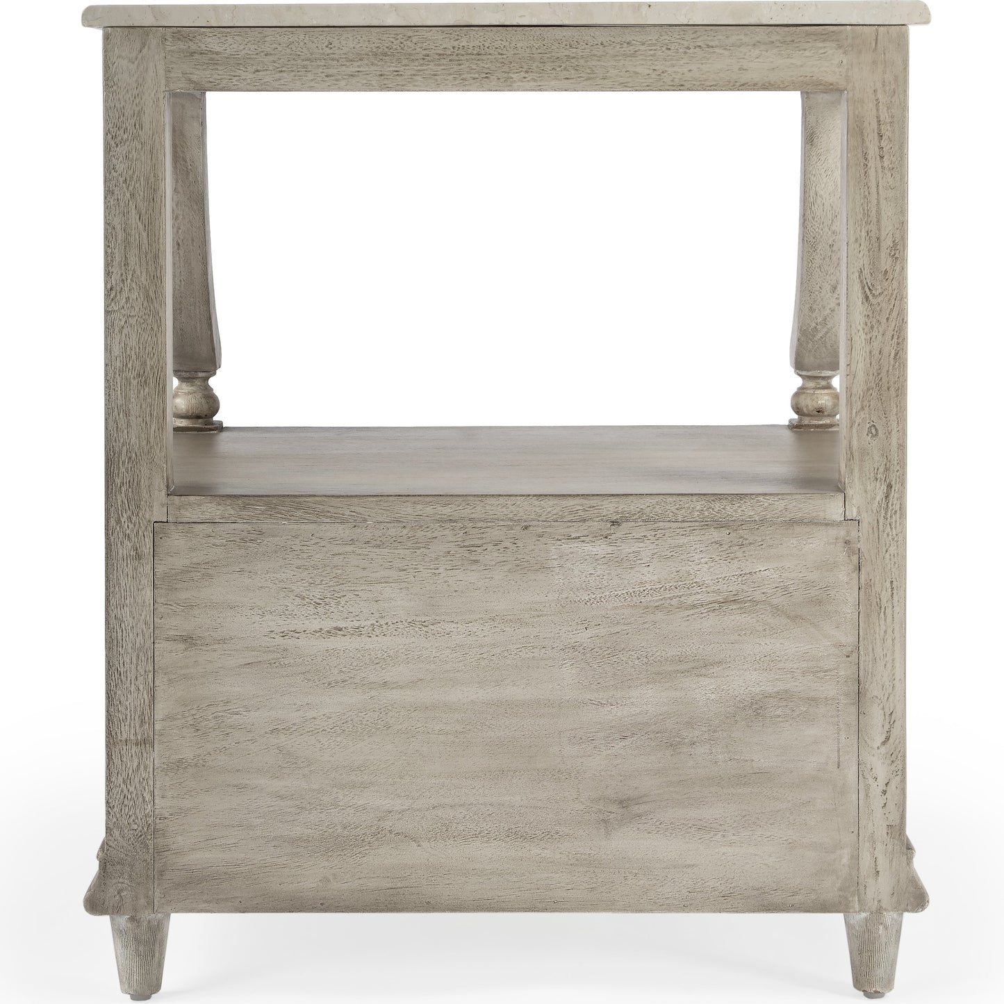 010 SR-910323 | Additional Silo | Danielle Nightstand by Butler Specialty Company. Made from marble, mahogany wood, mdf, mahogany veneer in a traditional style.