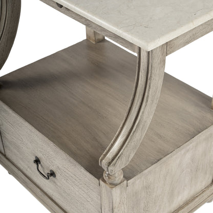 Danielle Nightstand by Butler Specialty Company. Made from marble, mahogany wood, mdf, mahogany veneer in a traditional style.