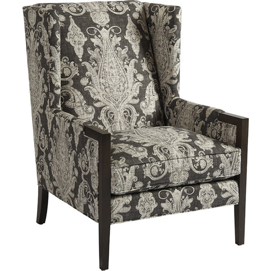 Stratton Wing Chair by Lexington in natural. Made from unique in a transitional style.