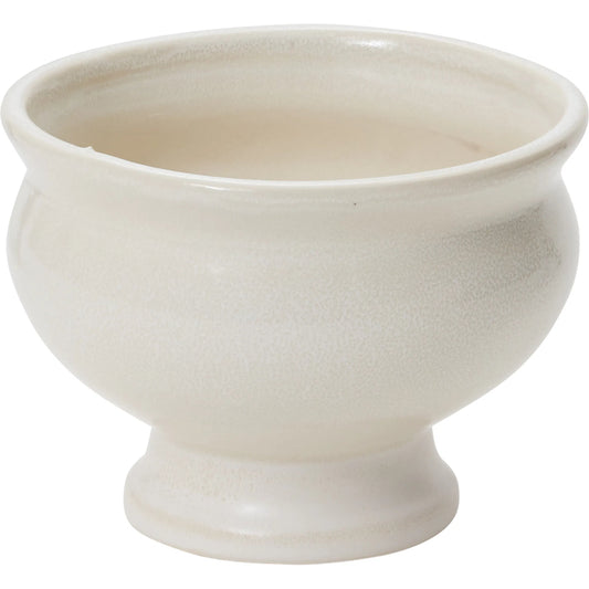Dawson Compote by Accent Decor in white. Made from ceramic in a modern style.