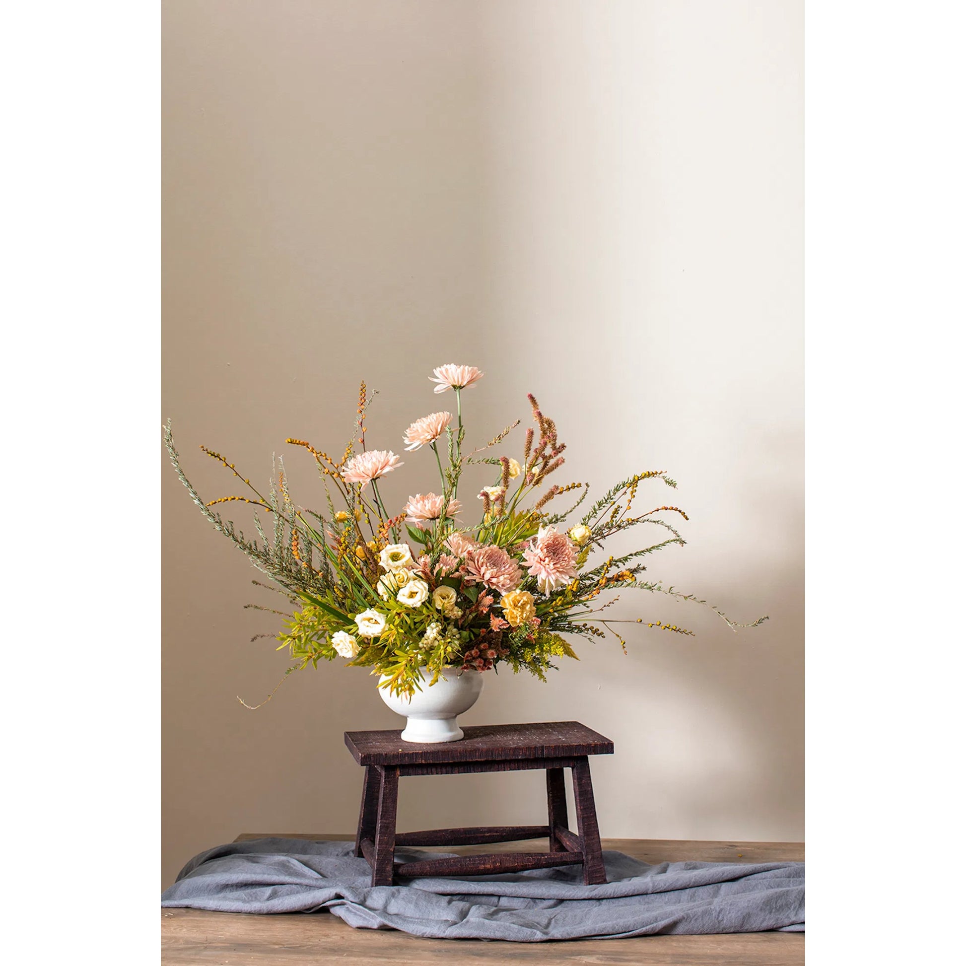 Dawson Compote by Accent Decor in white. Made from ceramic in a modern style.