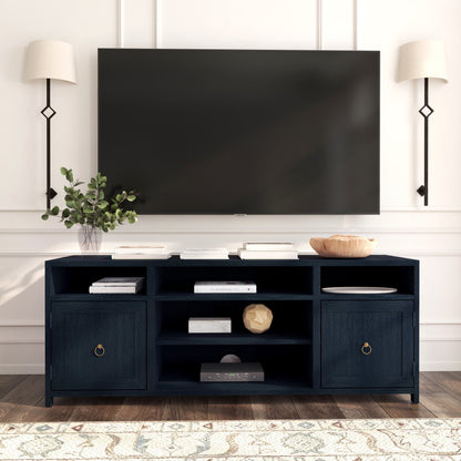 Lark TV Stand by Butler Specialty Company in natural wood. Made from acacia, mdf, acacia veneer in a modern style.