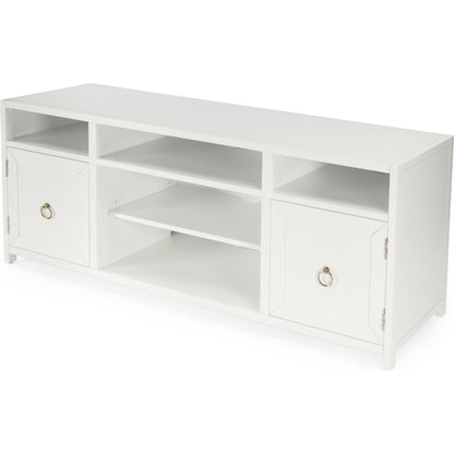 Lark TV Stand by Butler Specialty Company in natural wood. Made from acacia, mdf, acacia veneer in a modern style.
