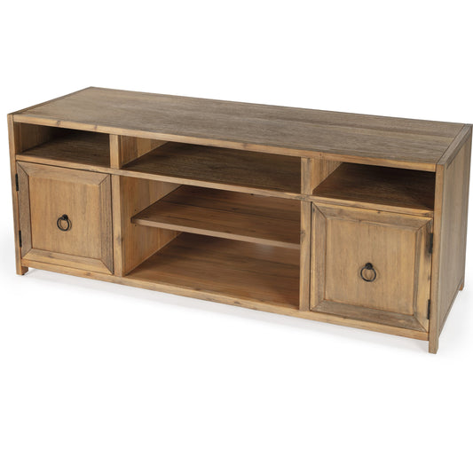 001 SI-1822329 | Primary Silo | Lark TV Stand by Butler Specialty Company in natural wood. Made from acacia, mdf, acacia veneer in a modern style.