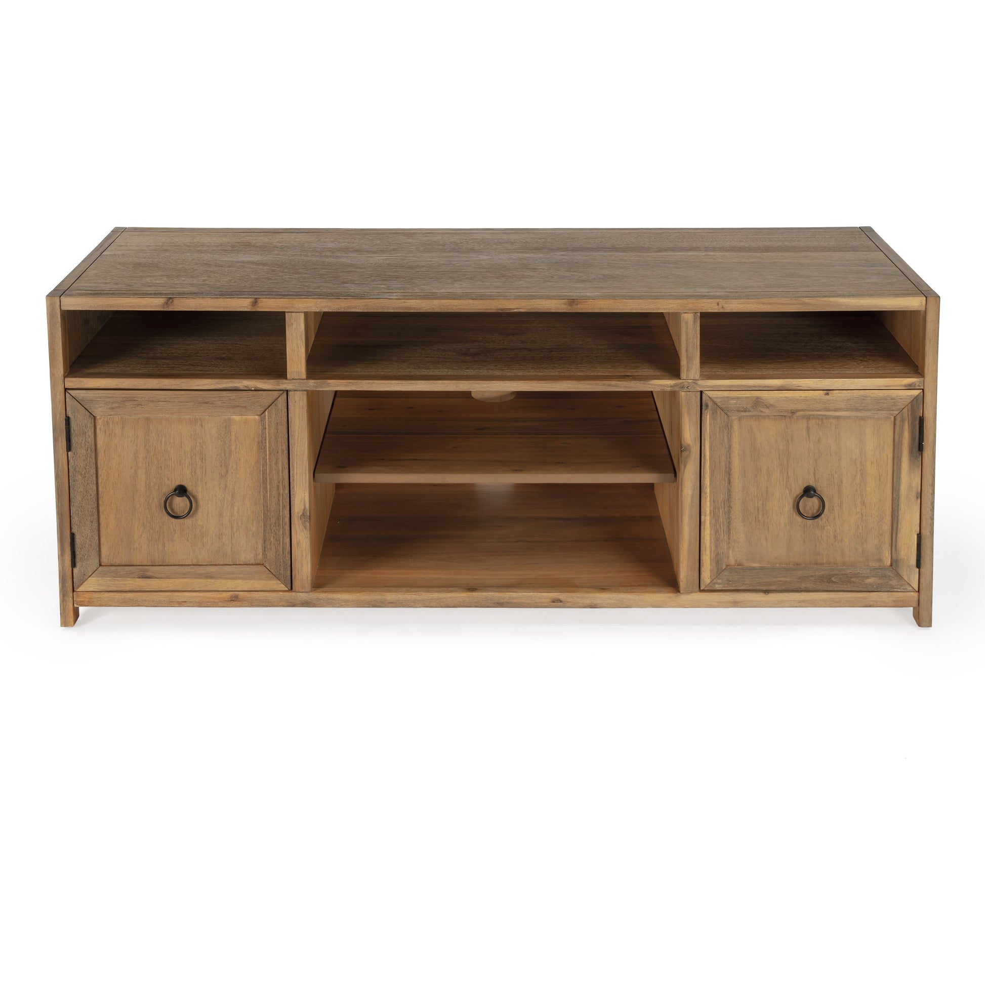 Lark TV Stand by Butler Specialty Company in natural wood. Made from acacia, mdf, acacia veneer in a modern style.