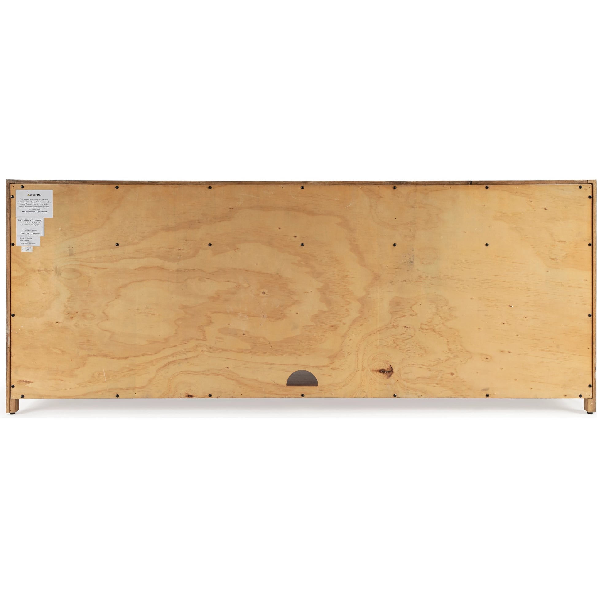 Lark TV Stand by Butler Specialty Company in natural wood. Made from acacia, mdf, acacia veneer in a modern style.