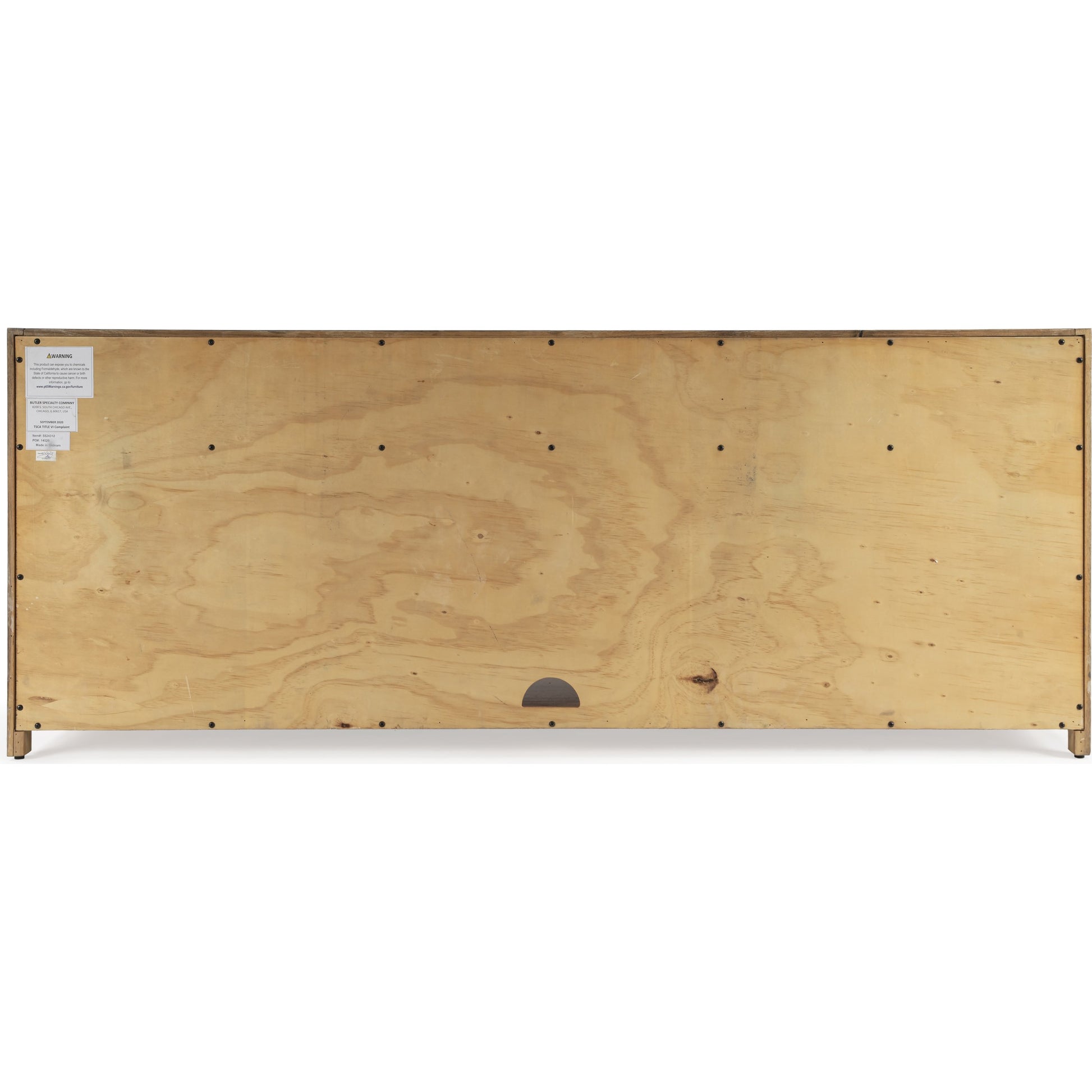 Lark TV Stand by Butler Specialty Company in natural wood. Made from acacia, mdf, acacia veneer in a modern style.