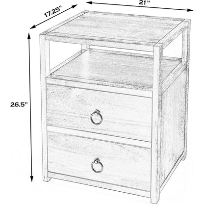 Lark 2-Drawer Nightstand by Butler Specialty Company. Made from unique in a modern style.
